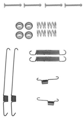 HELLA PAGID Комплектующие, тормозная колодка 8DZ 355 200-001